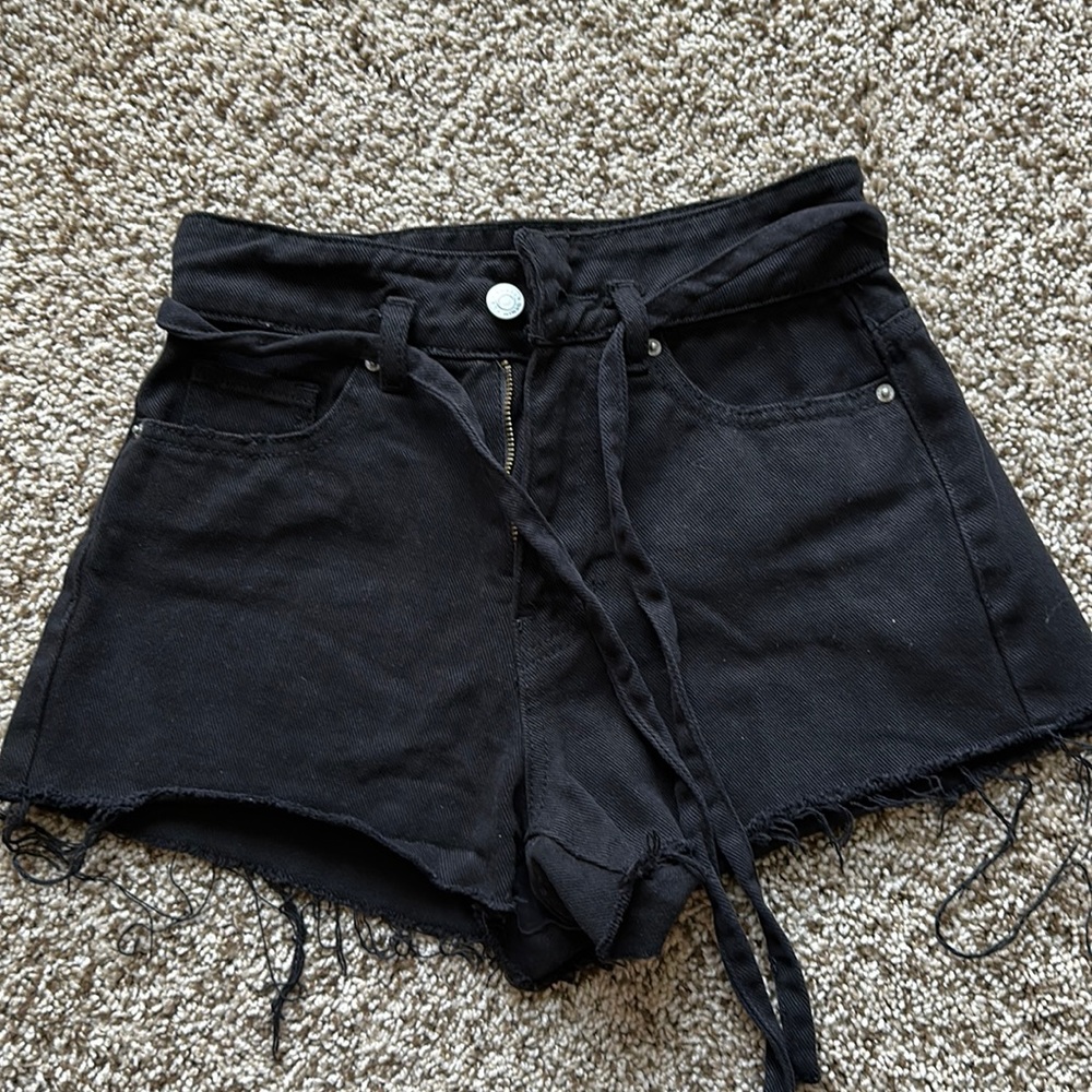 Pacsun Black Mom Jean Short